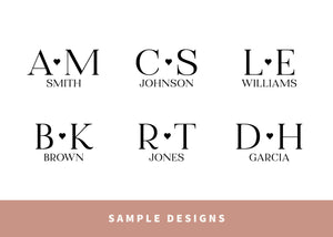 Embosser with Initials and Heart